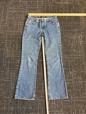 Rockies Jeans Women's 10 L Blue Light Wash Slim Low Rise Boot Cut Jeans